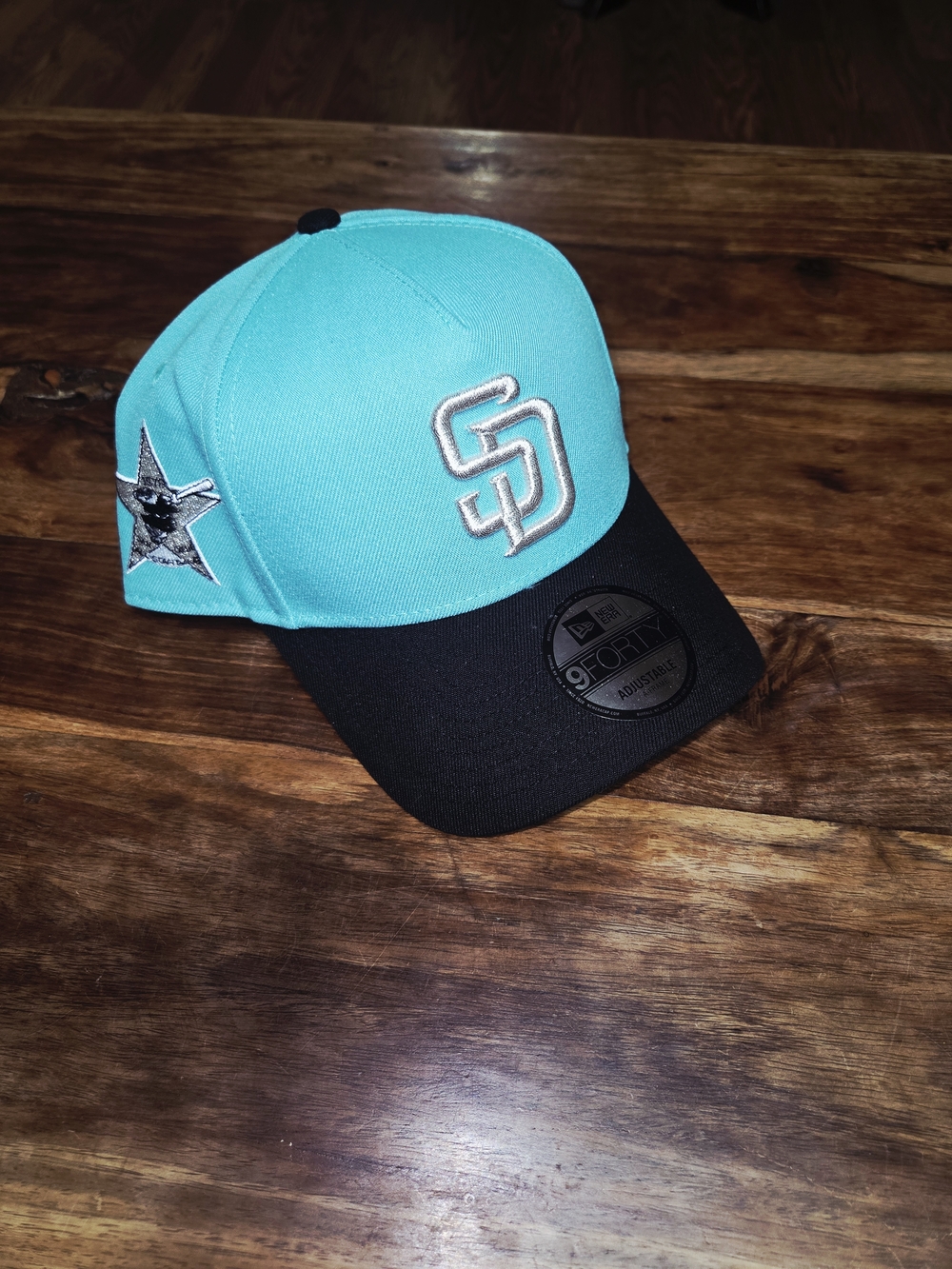 Men's Teal and Black "San Diego Padres"  Snapback Hat